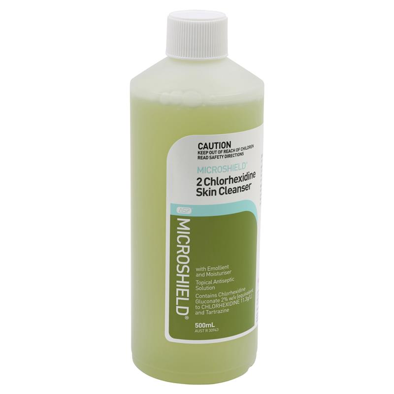 Microshield 2 Chlorhexidine Skin Cleanser 500ml - Cutprice Online