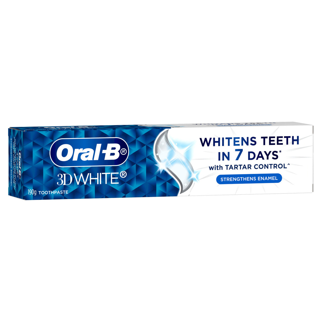 Oral B Toothpaste 3D White Strengthen Enamel 110g - Cutprice Online