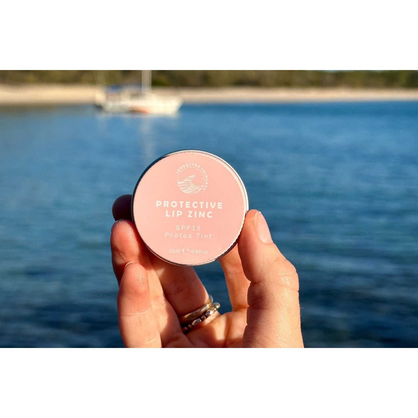 SunButter Skincare Protective Lip Zinc Protea Tint SPF 15 15ml - Cutprice Online
