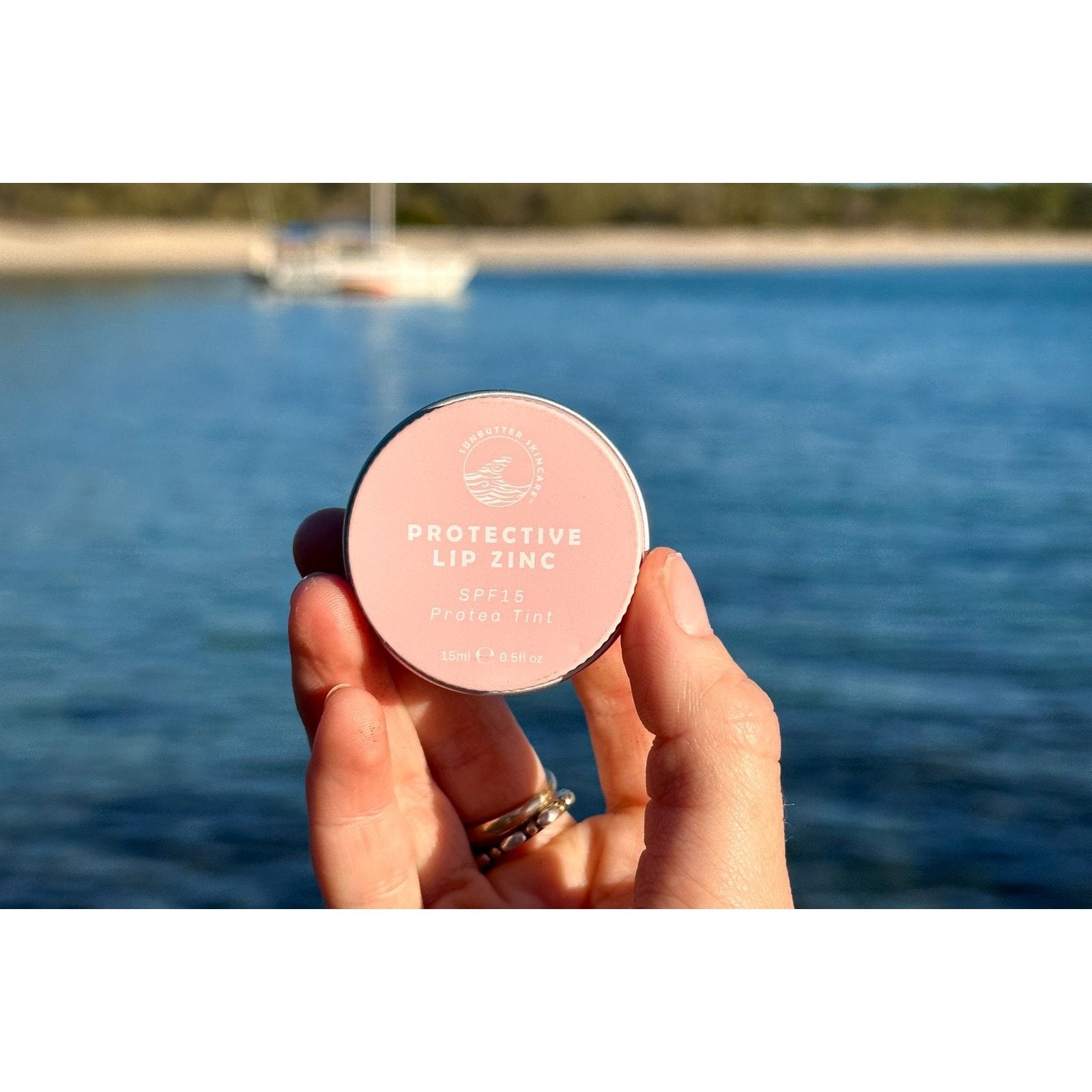 SunButter Skincare Protective Lip Zinc Protea Tint SPF 15 15ml - Cutprice Online