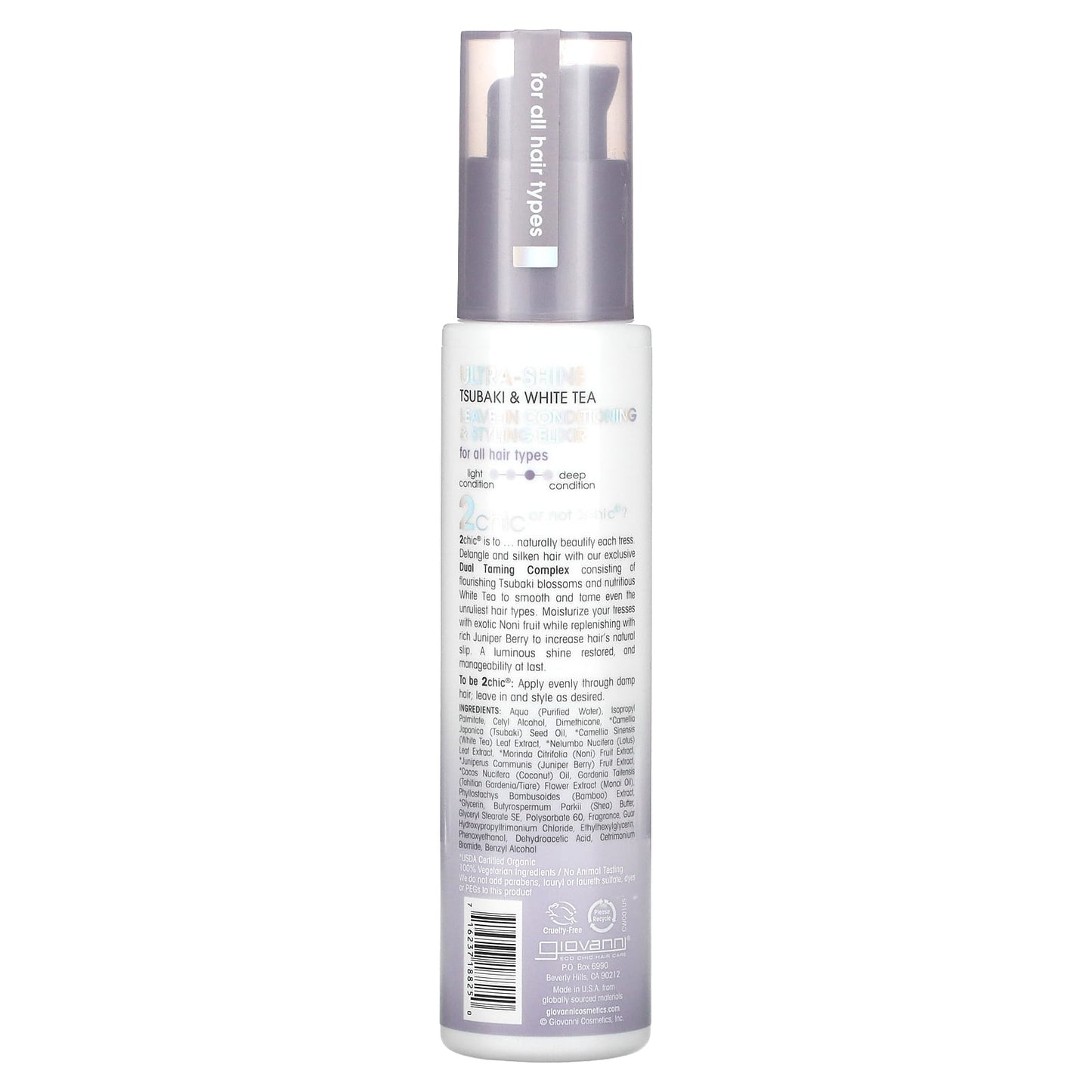 Giovanni Leave-in Conditioner 2chic Ultra Shine All Hair 118ml GIOVANNI