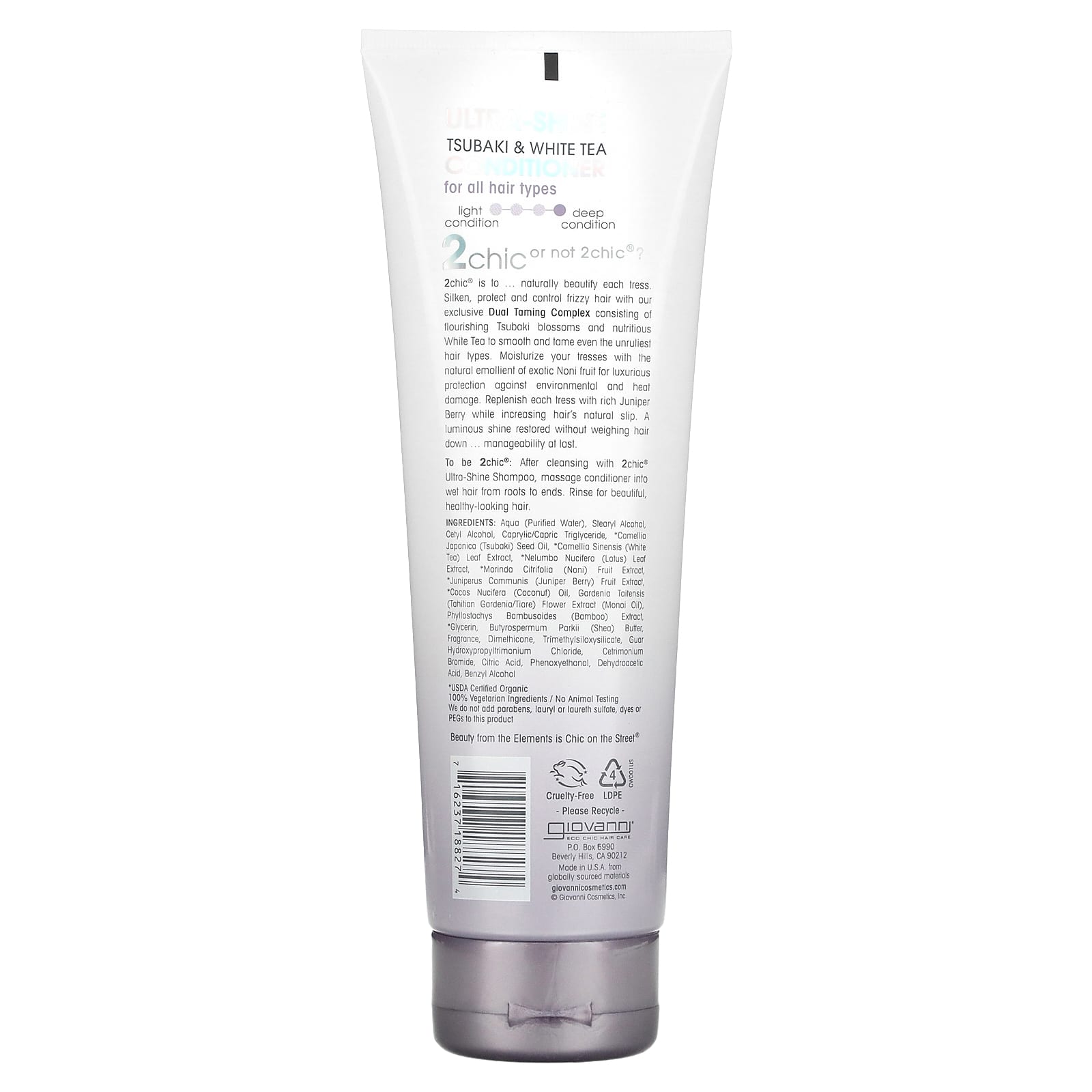 Giovanni Conditioner 2chic Ultra Shine All Hair 250ml GIOVANNI