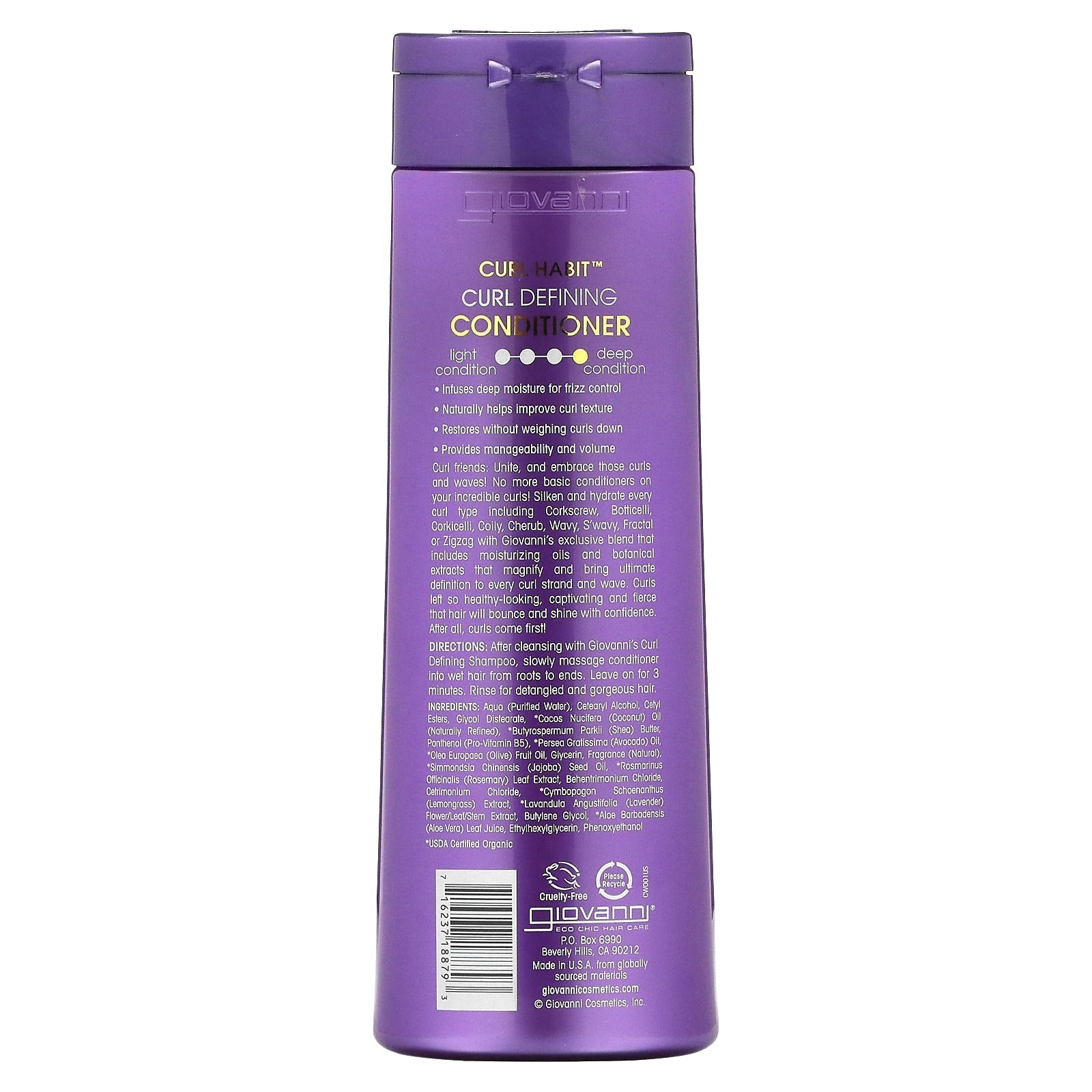 Giovanni Conditioner Curl Habit Curl Defining 399ml GIOVANNI