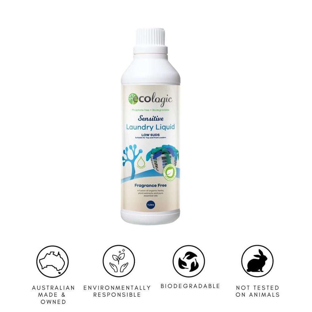 ECOLOGIC Laundry Liquid Sensitive 1L - Cutprice Online