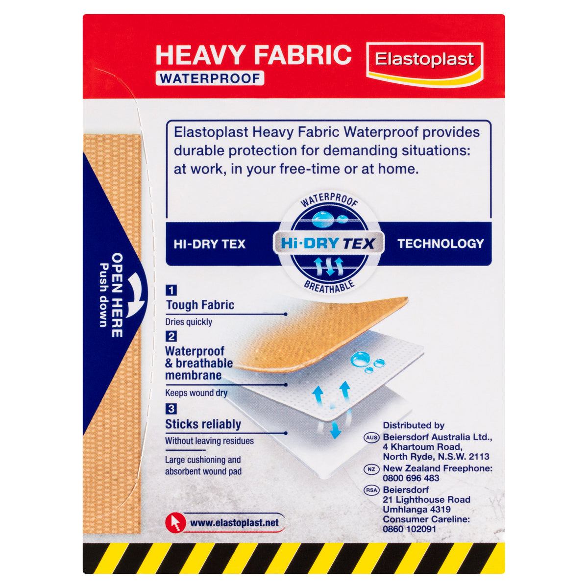 Elastoplast FABRIC Extra Tough Waterproof 16 Pack - Cutprice Online