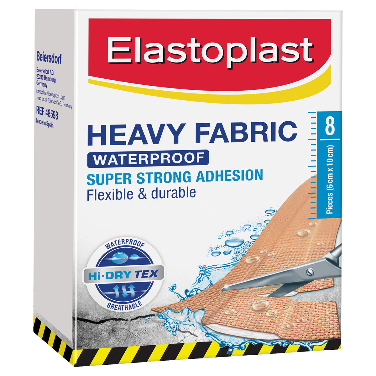 Elastoplast HEAVY FABRIC 10X6 DRS 8PK - Cutprice Online