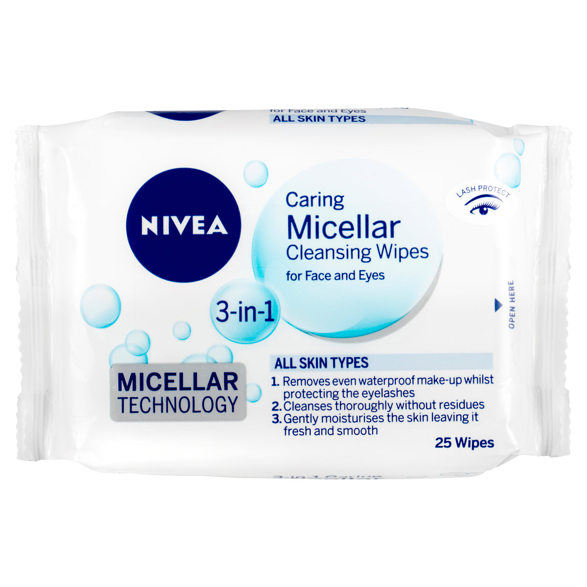 Nivea Daily Essentials Micellar Wipes 25 Pack - Cutprice Online
