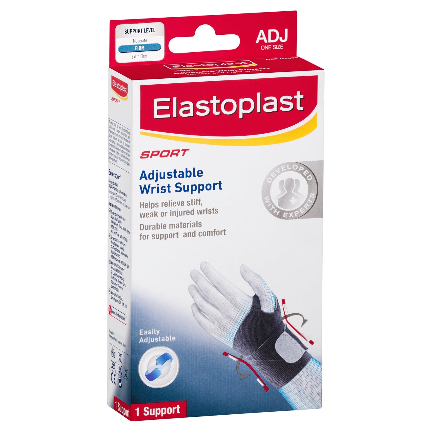Elastoplast Sports Adjustable Wrist Support One Size - Cutprice Online