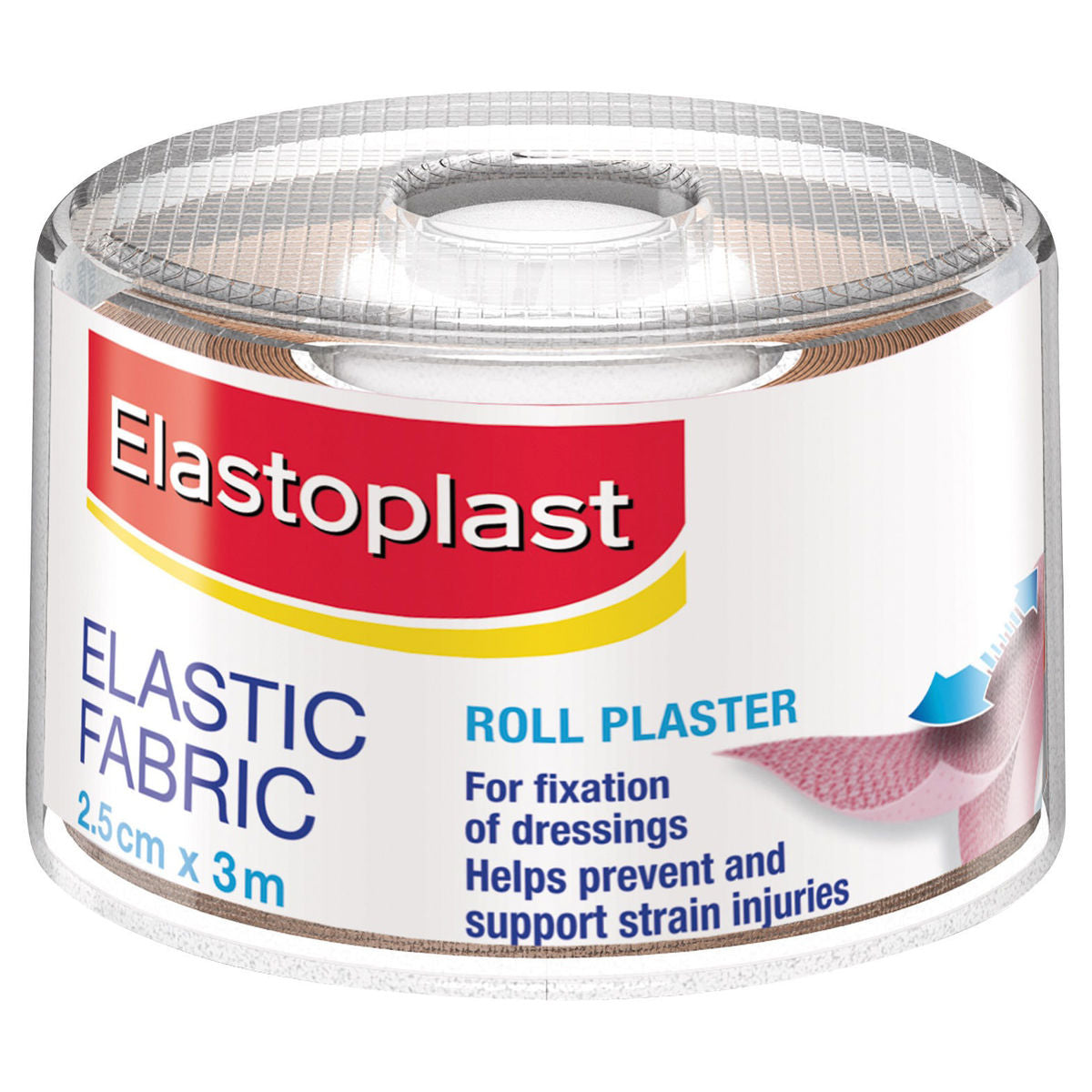 Elastoplast 45773 Tapes Elastic Fabric Roll Plaster 2.5cmx3m - Cutprice Online