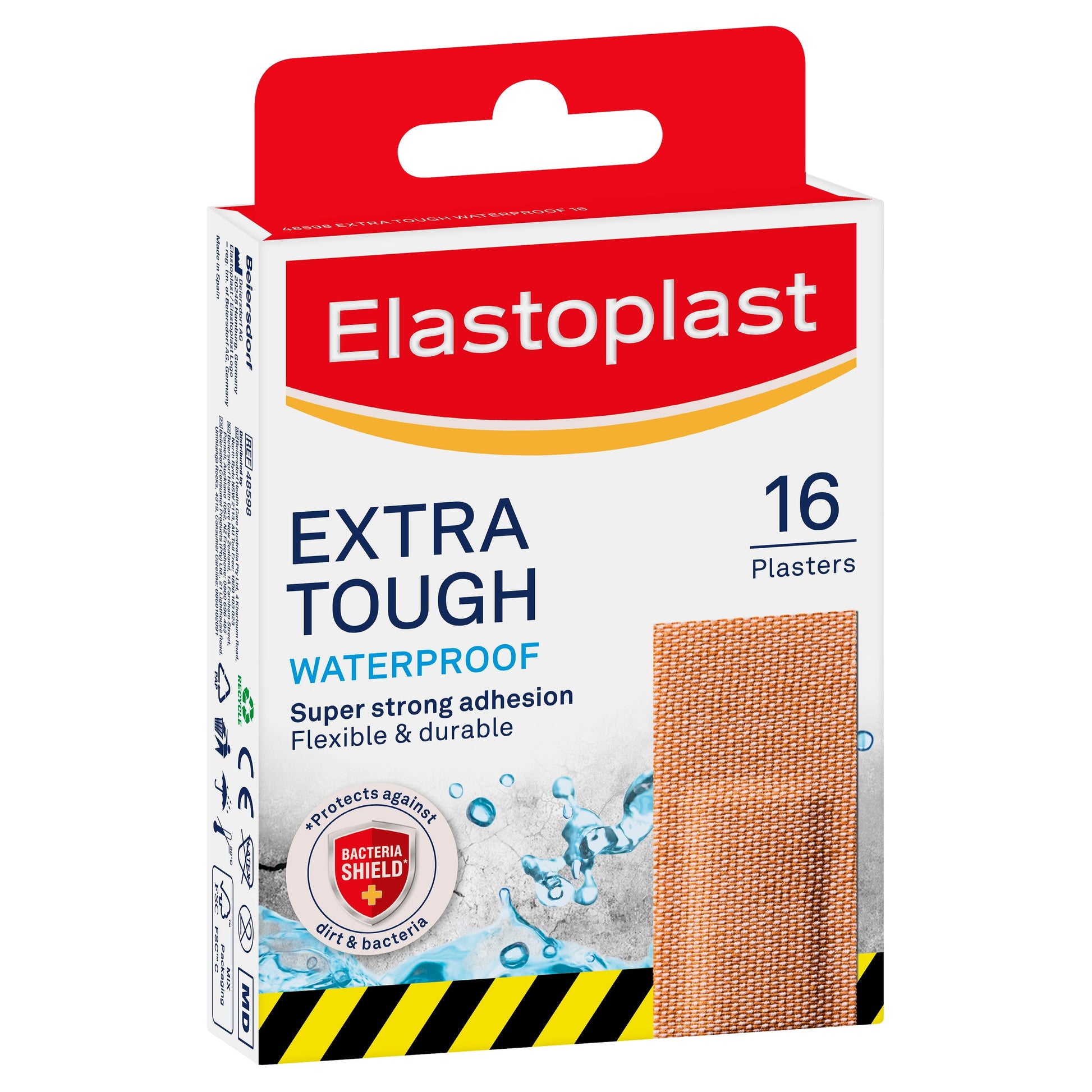 Elastoplast FABRIC Extra Tough Waterproof 16 Pack - Cutprice Online
