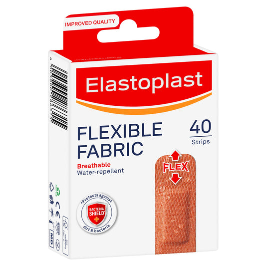 Elastoplast 45778 Fabric Strips 40 Pack - Cutprice Online