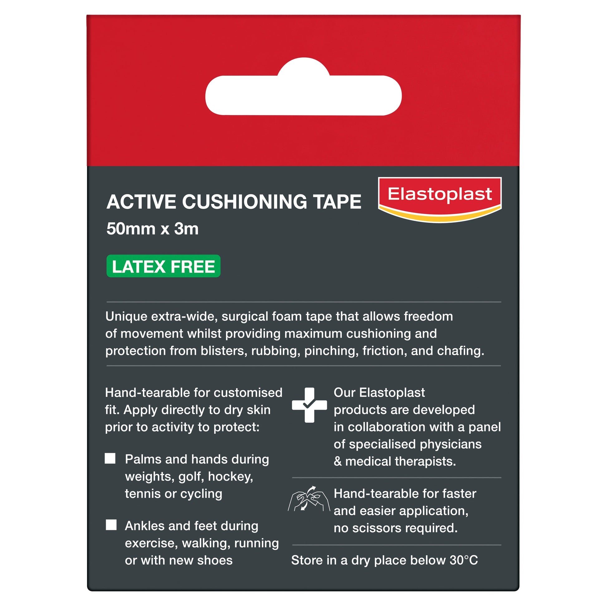 Elastoplast Active Cushioning Tape 5cmx3m - Cutprice Online