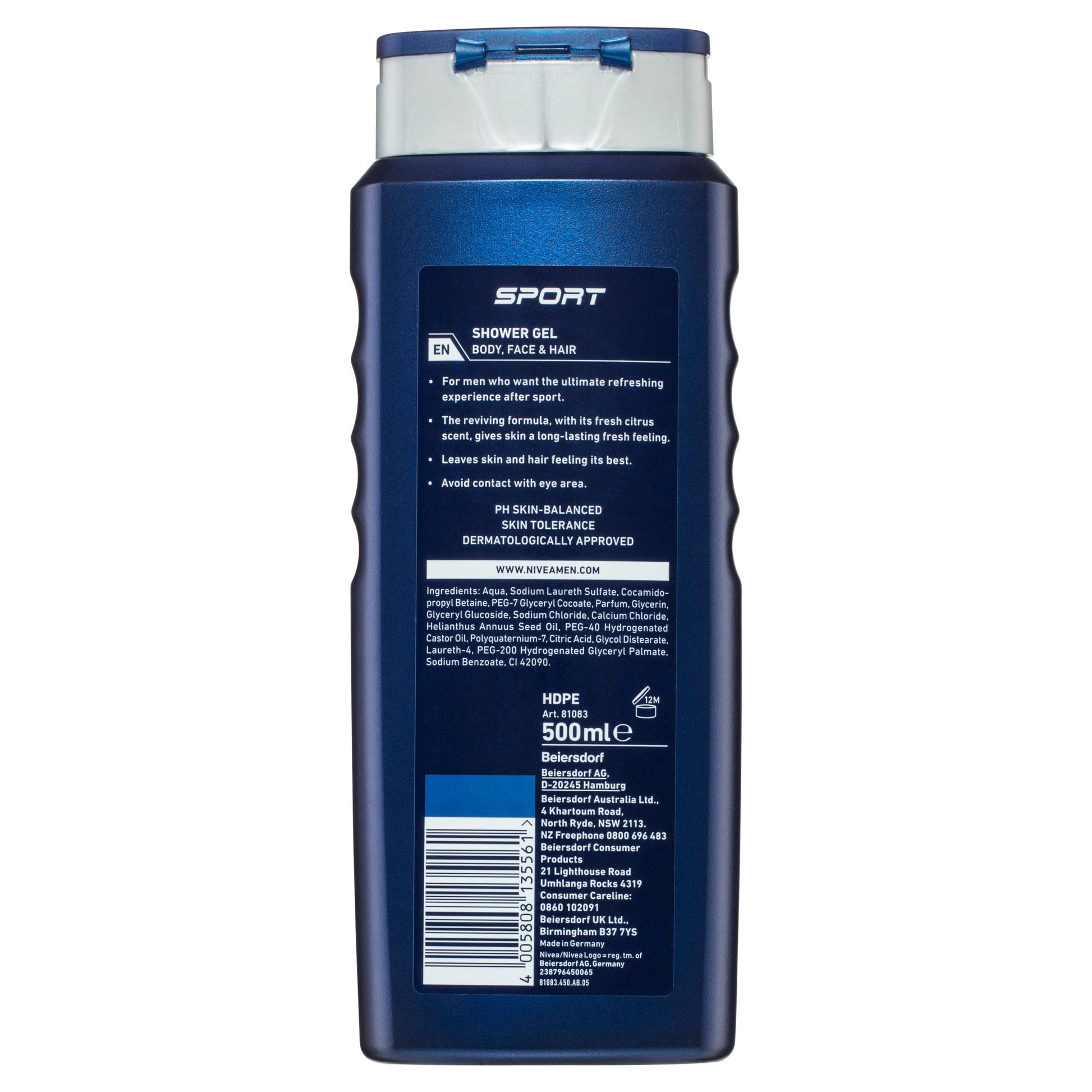 Nivea For Men Sport Shower Gel 500ml - Cutprice Online