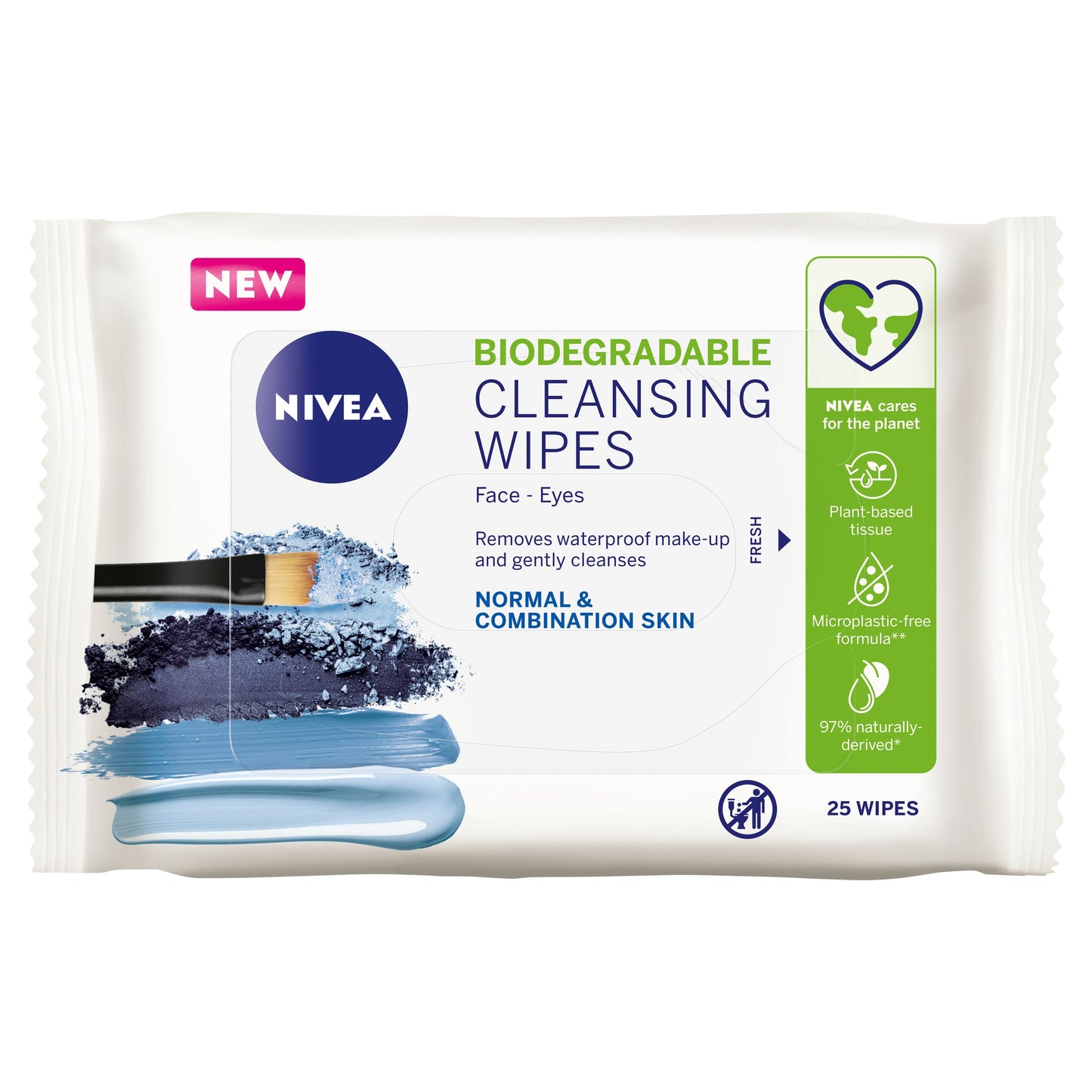 Nivea Visage Daily Essentials Refreshing Facial Cleansing Wipes 25 - Cutprice Online