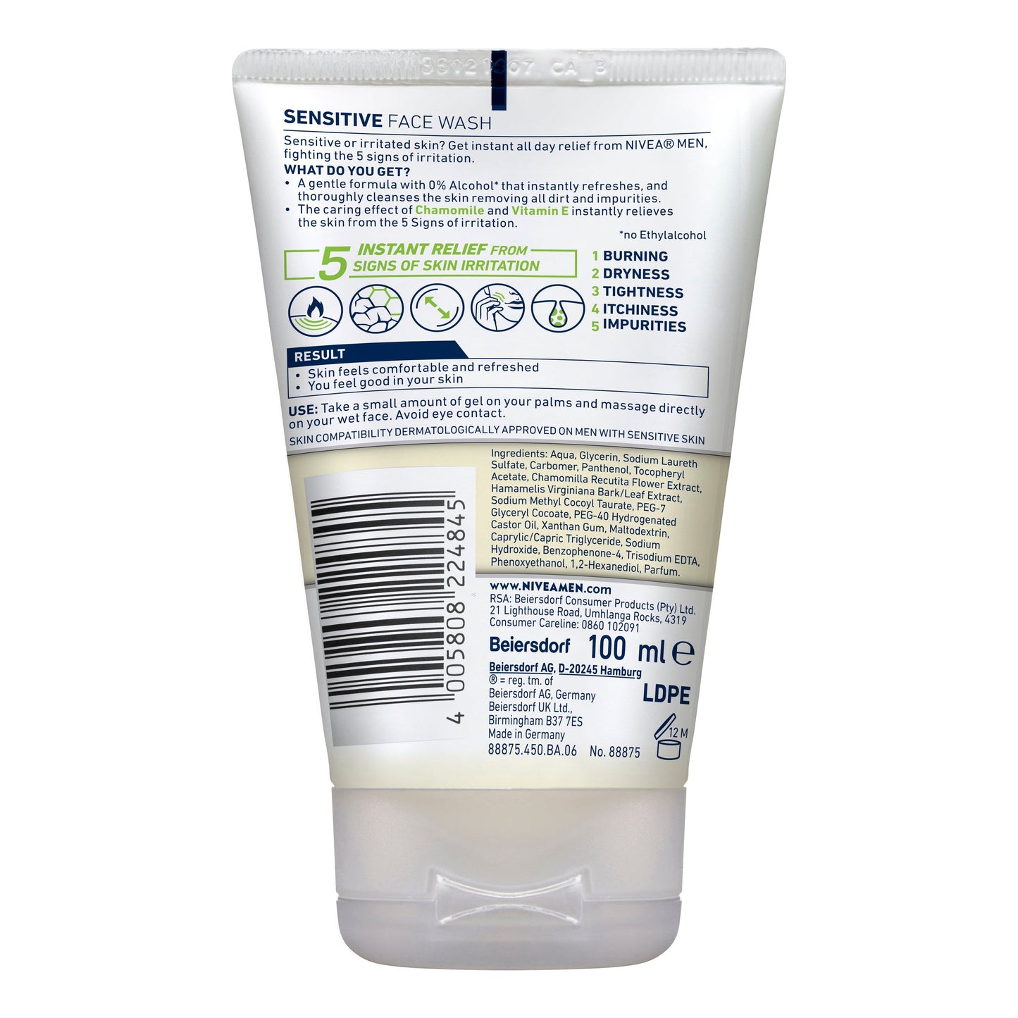 Nivea for Men Face Wash Sensitive 100mL - Cutprice Online