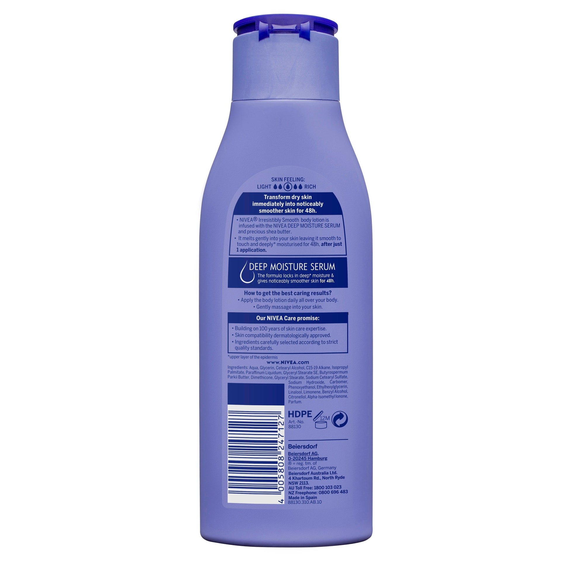 Nivea Irresistibly Smooth Hydra 48H Body Lotion 250ml - Cutprice Online