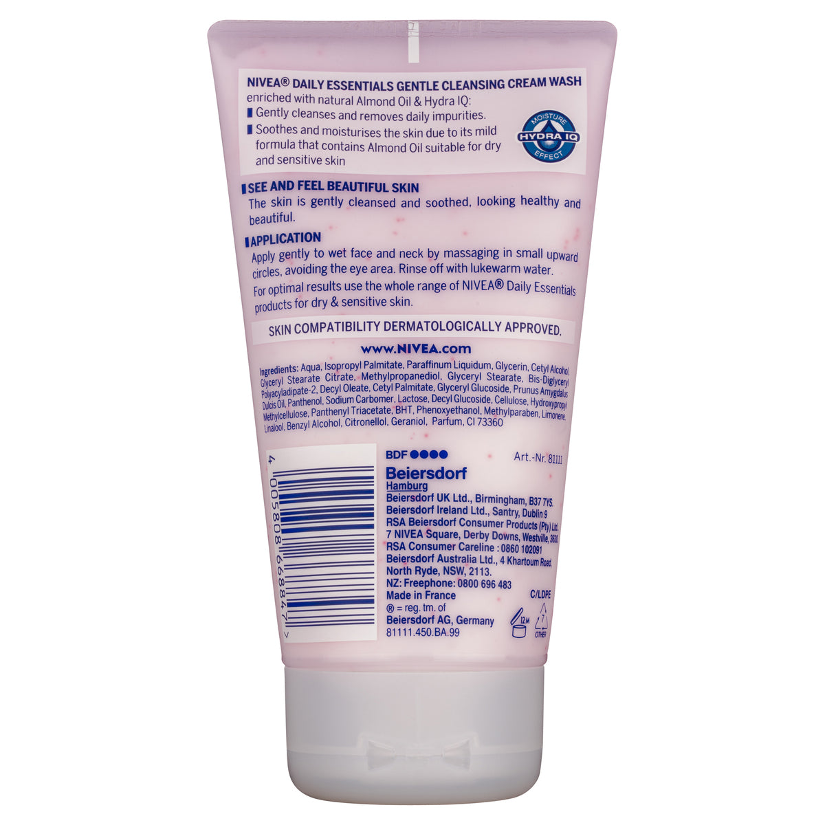 Nivea Visage Gentle Cleansing Cream Wash 150ml - Cutprice Online