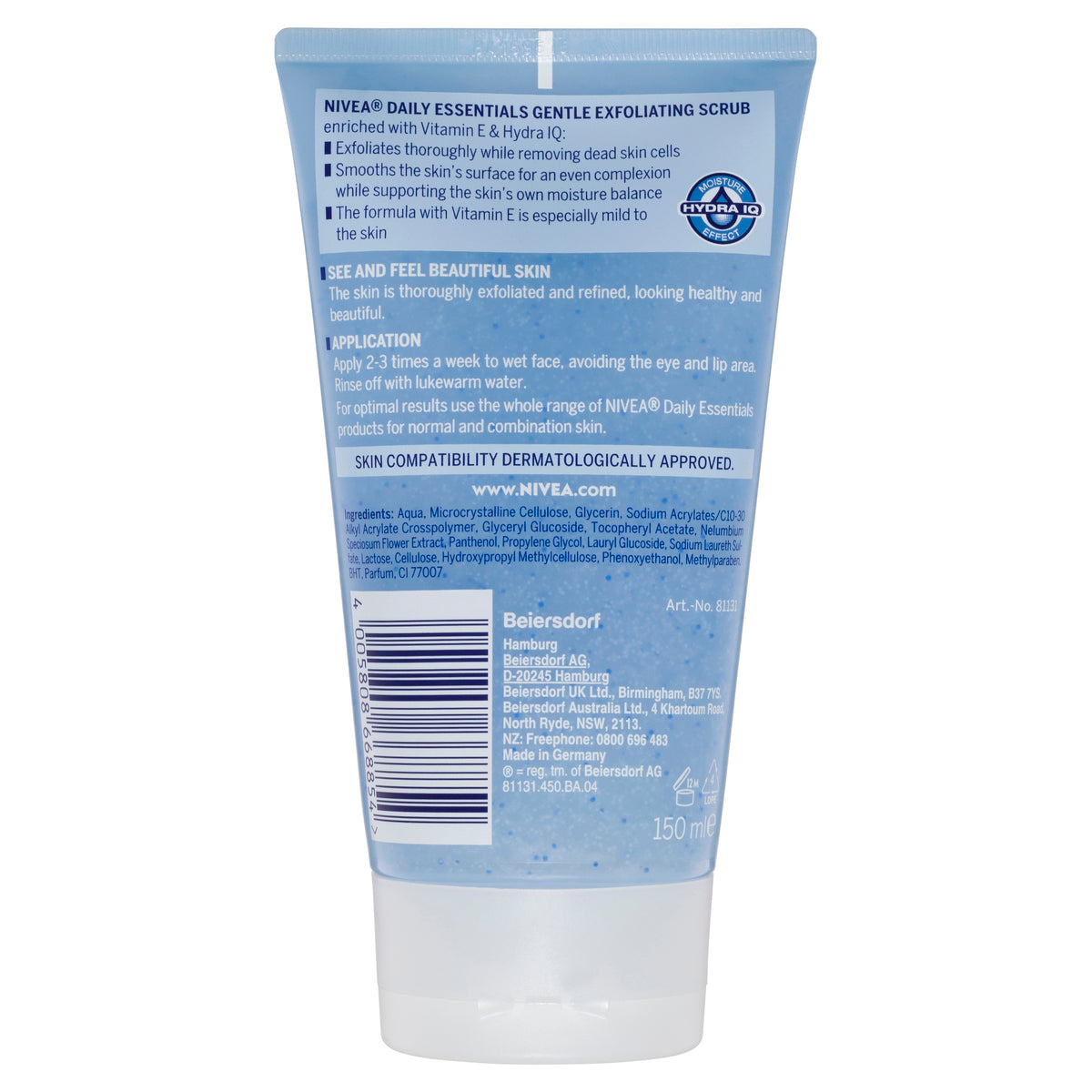 Nivea Visage Daily Essentials Gentle Exfoliating Scrub 150ml - Cutprice Online