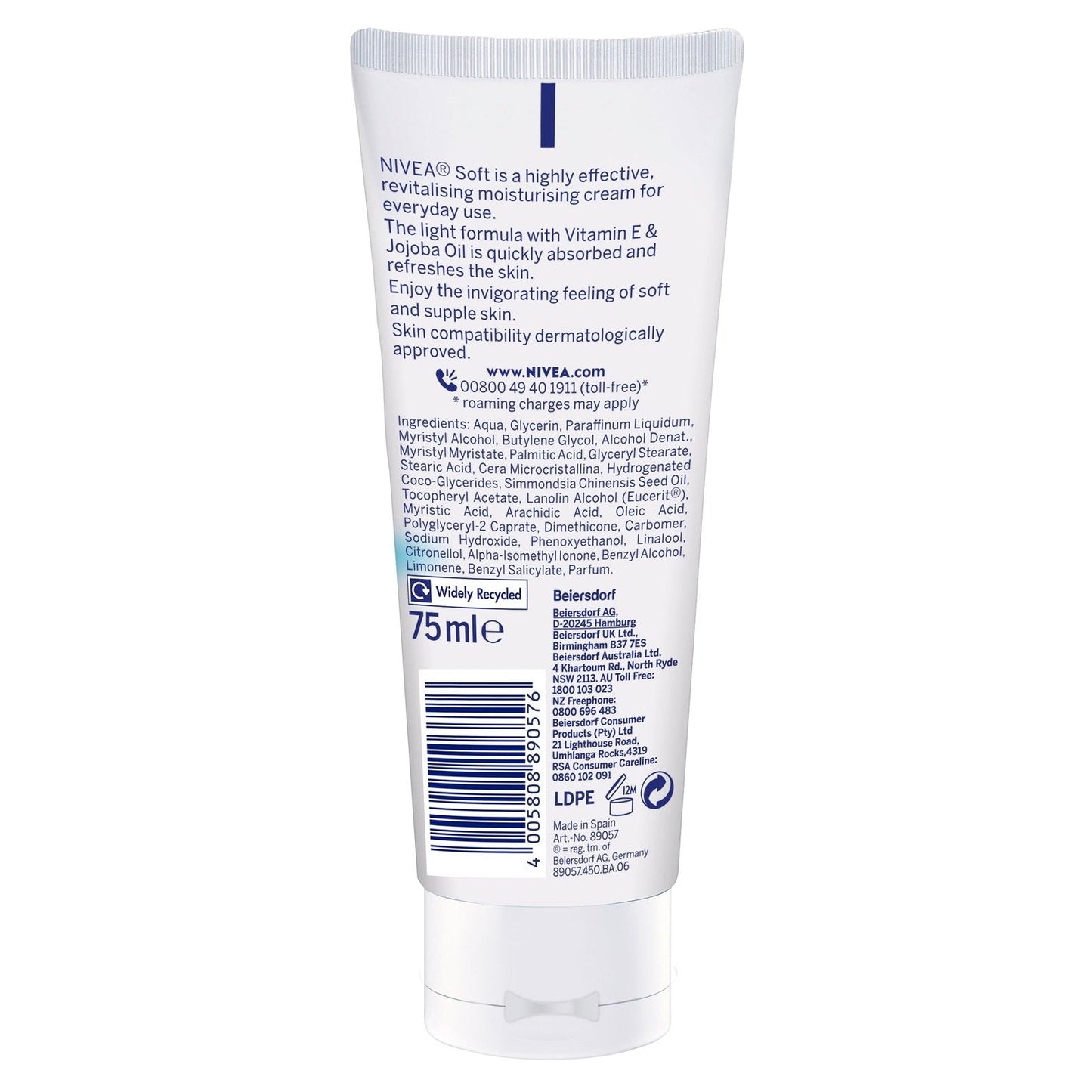 Nivea Soft Creme 75ml Tube - Cutprice Online