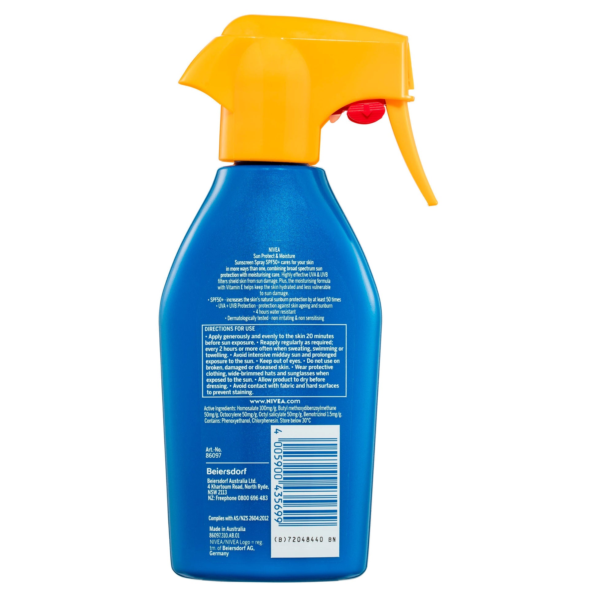 Nivea Sun SPF 50+ Protect & Moisture Trigger Spray 300ml - Cutprice Online