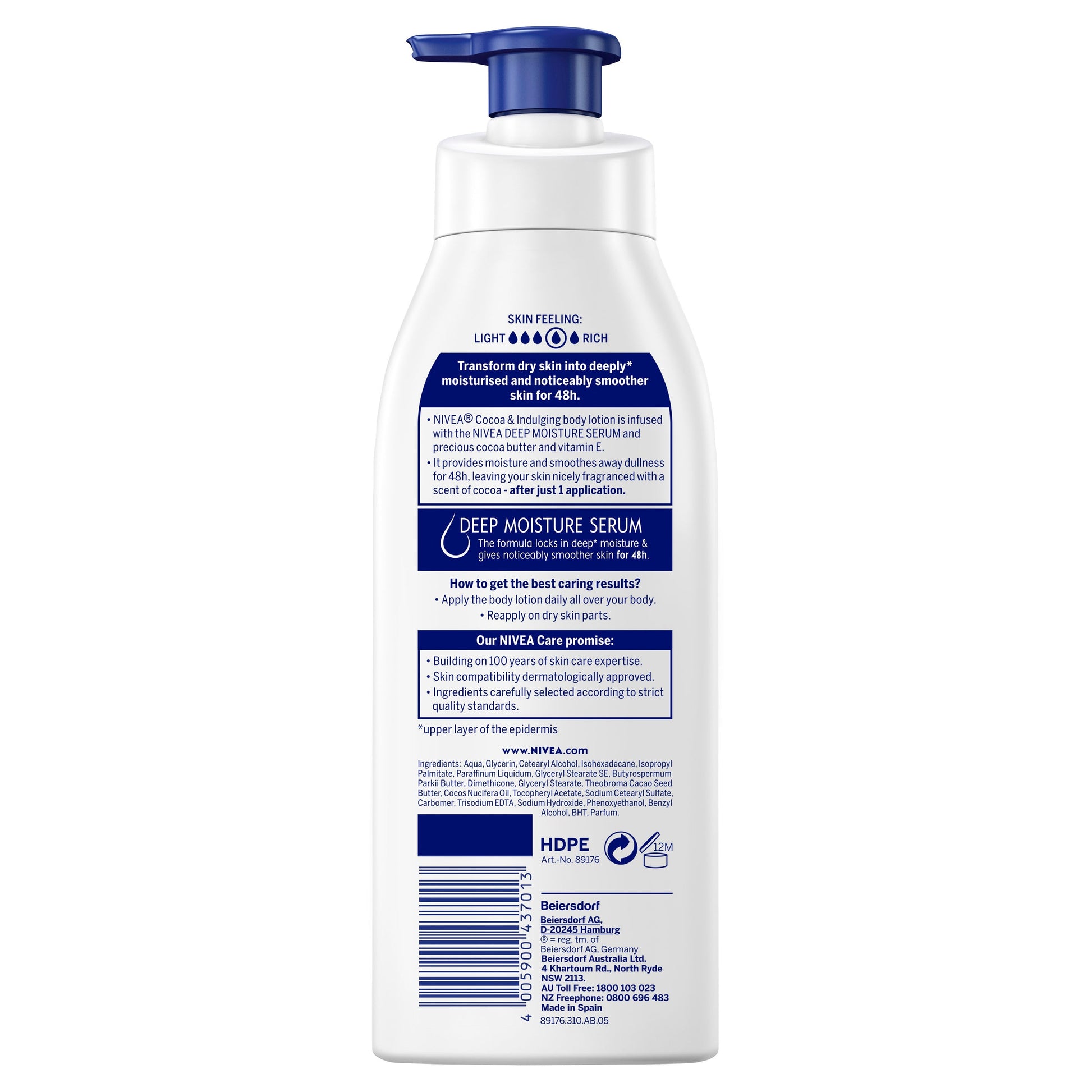 Nivea Cocoa & Indulging Body Lotion 400ml - Cutprice Online