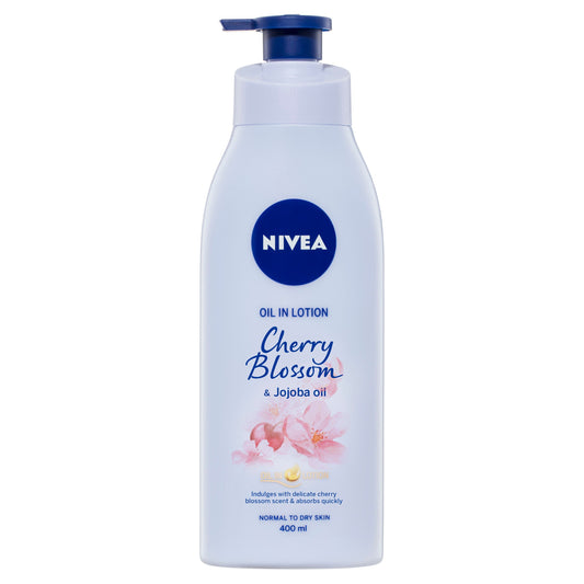 Nivea Body Oil In Lotion Cherry Blossom Jojoba 400ml - Cutprice Online