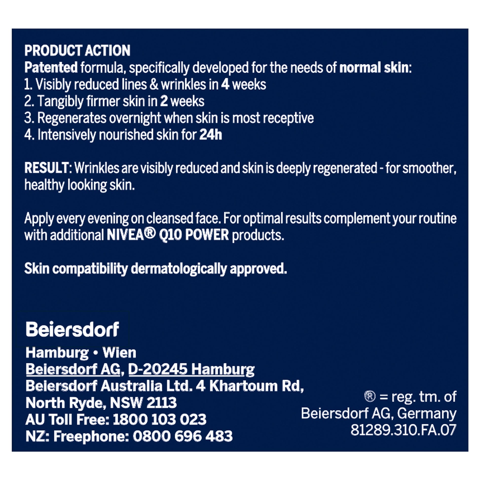 Nivea Q10 Power Night Cream 50ml - Cutprice Online