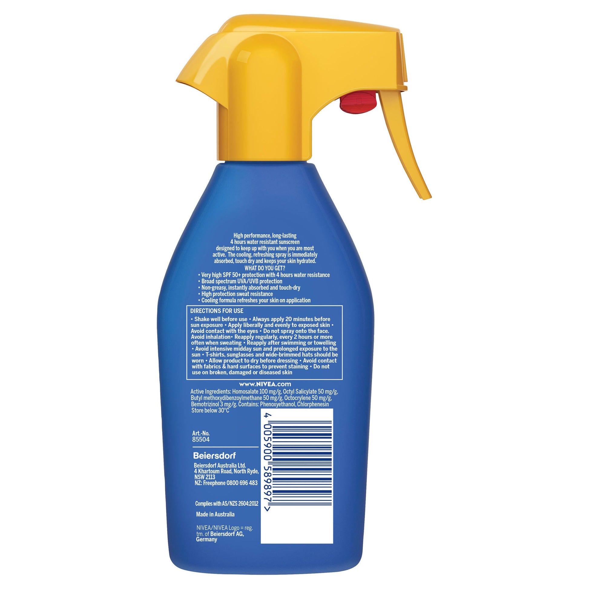 Nivea Sun SPF 50+ Ultra Sport Trigger Spray 300ml - Cutprice Online