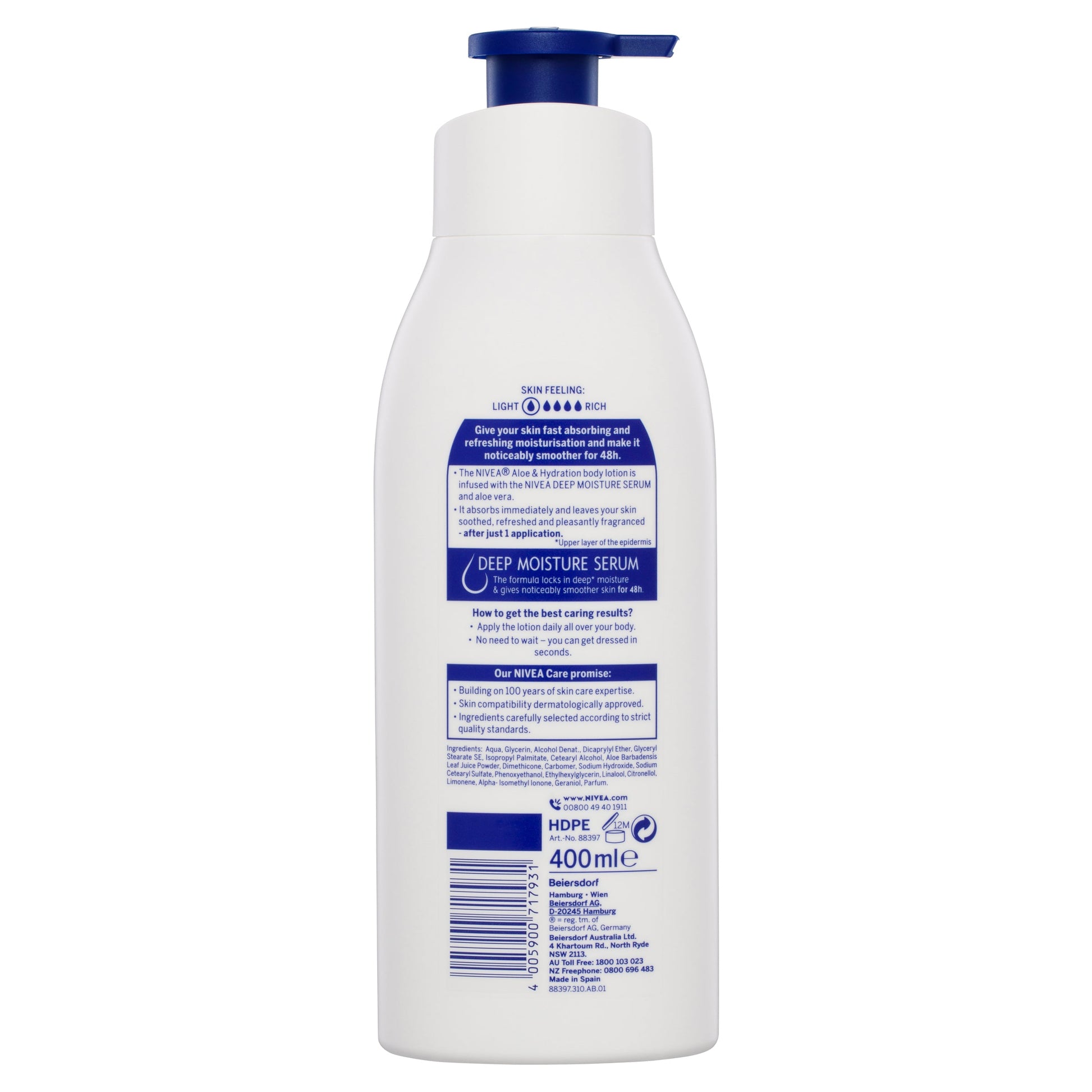 Nivea Aloe & Hydration Body Lotion 400ml - Cutprice Online