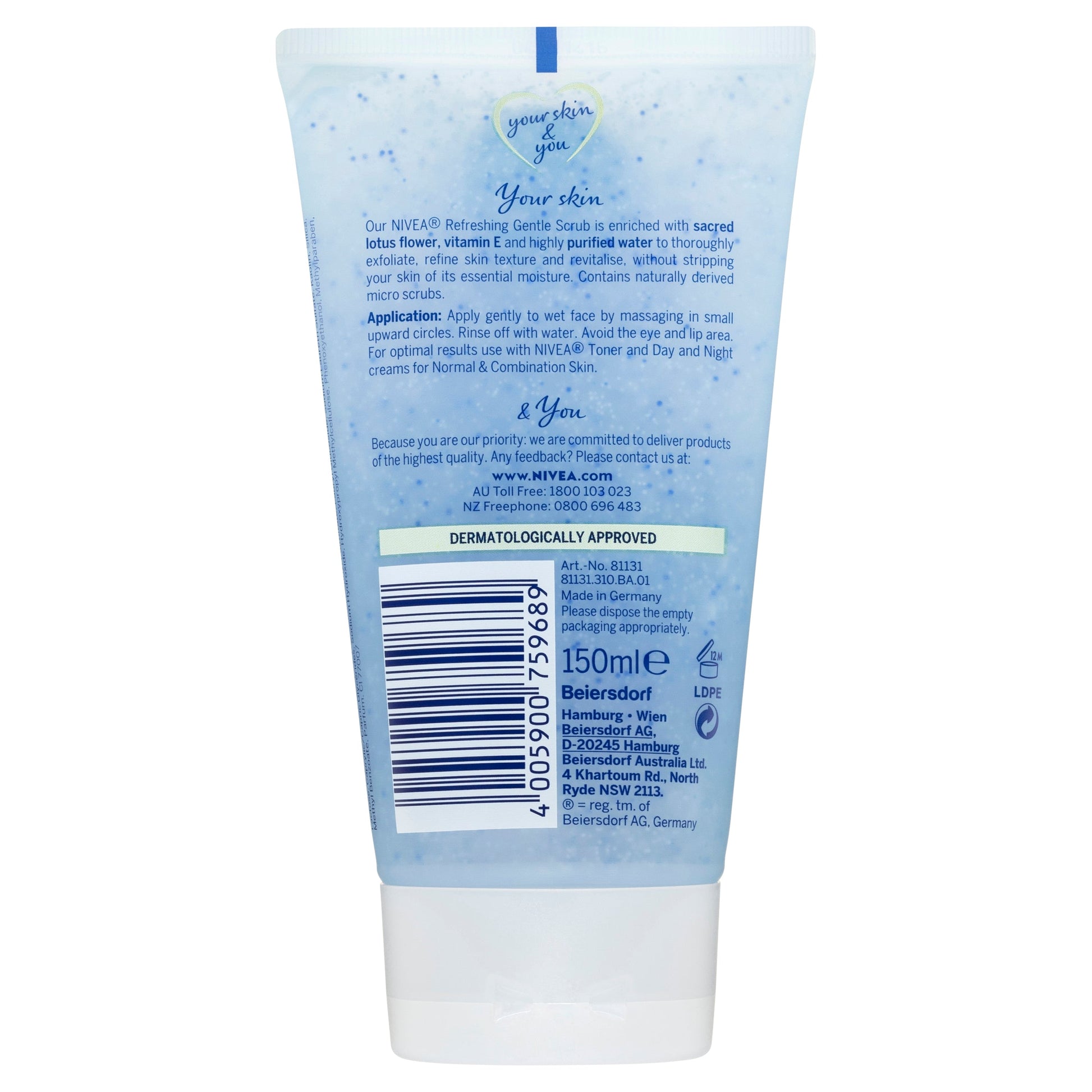 Nivea Visage Daily Essentials Gentle Exfoliating Scrub 150ml - Cutprice Online
