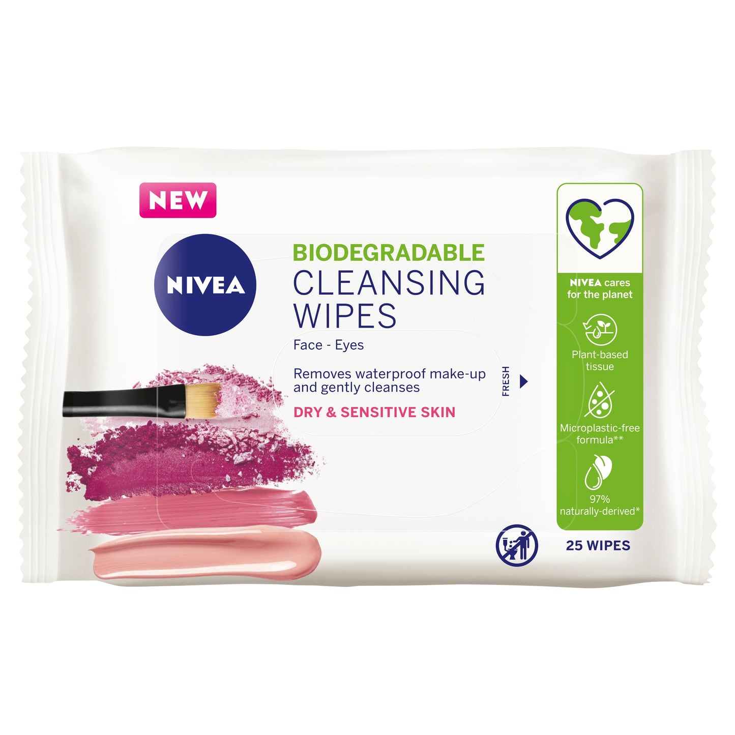 NIVEA Daily Essentials Gentle Facial Cleansing Wipes 25pcs - Cutprice Online