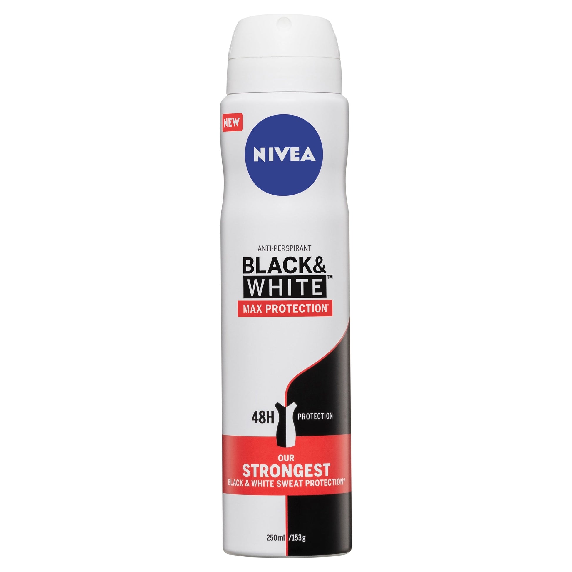 Nivea Deodorant Aero Women Black And White Max Protection 250ml - Cutprice Online