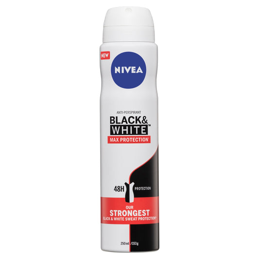 Nivea Deodorant Aero Women Black And White Max Protection 250ml - Cutprice Online