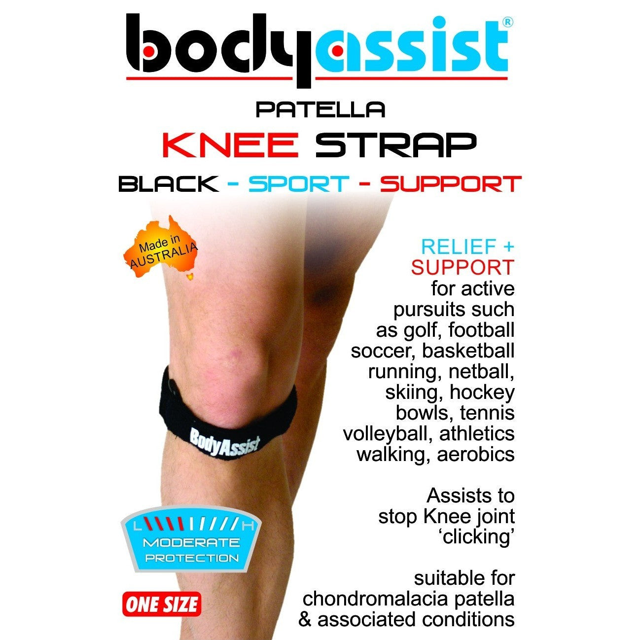 Body Assist One Size Patella Knee Strap - Cutprice Online