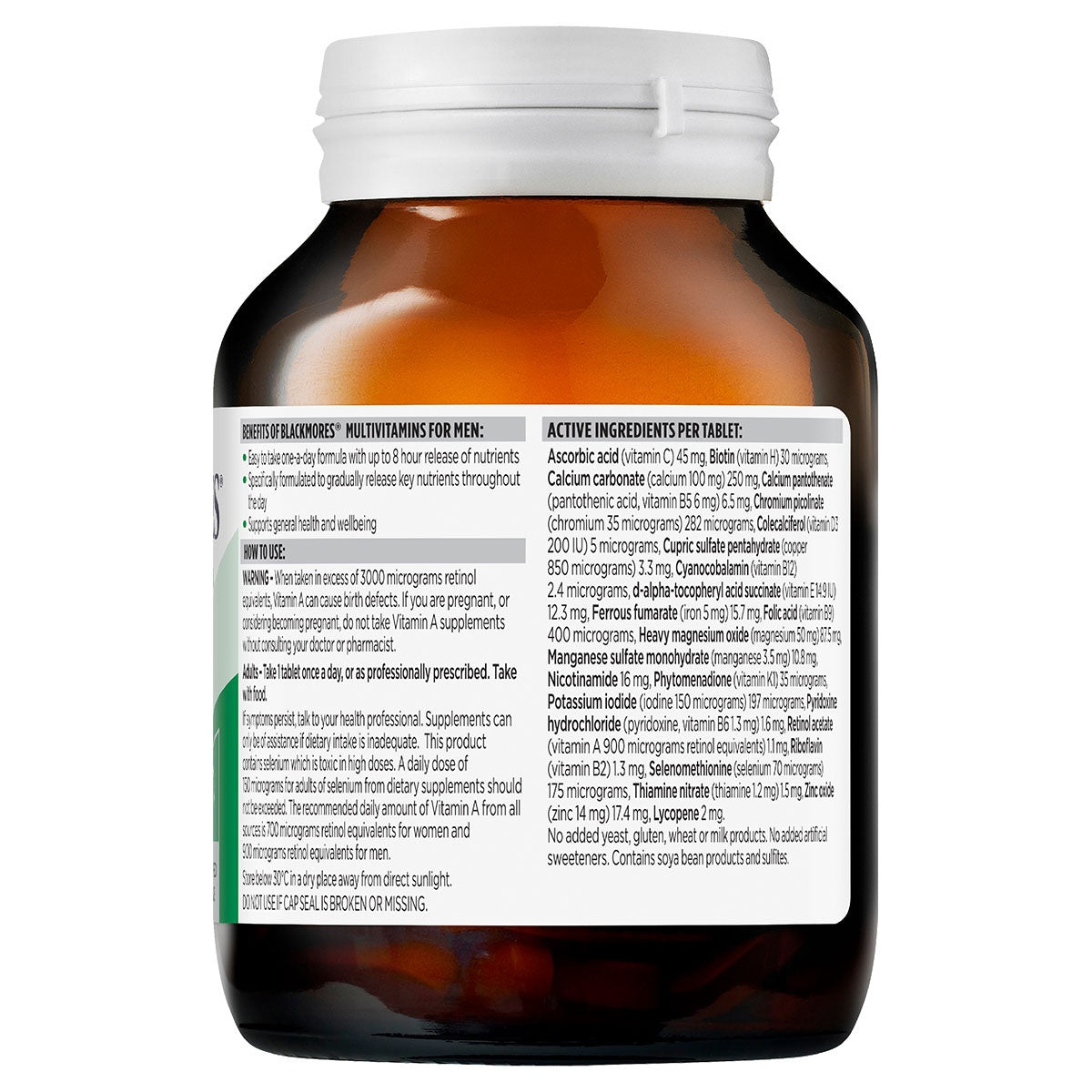Blackmores Multivitamin for Men 90 Tablets - Cutprice Online