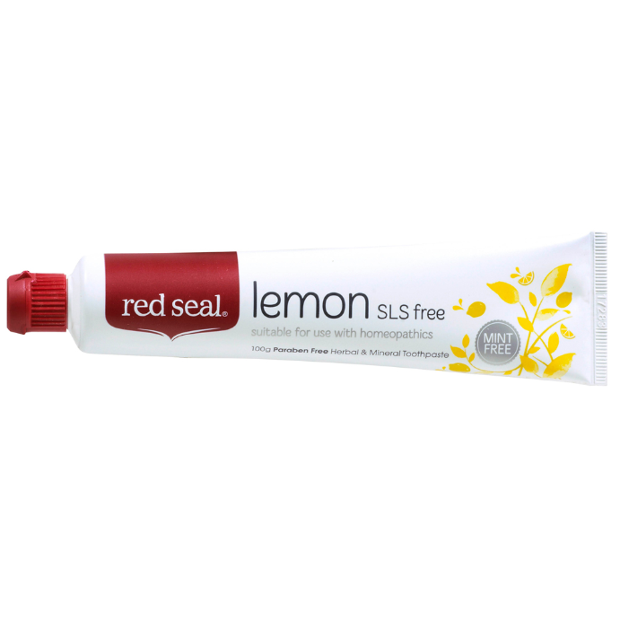 Red Seal Natural Health Lemon SLS Free Toothpaste 100g