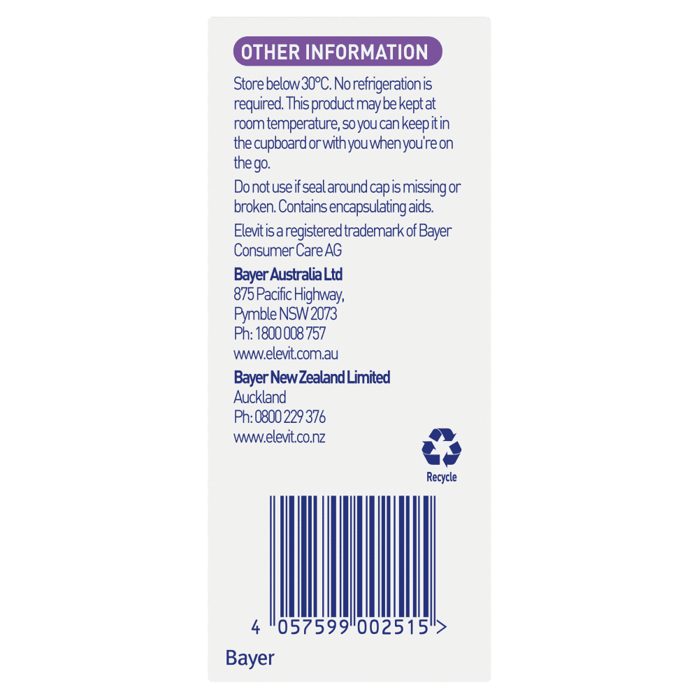 Elevit Probiotics for Pregnancy and Breastfeeding capsules 30 - Cutprice Online