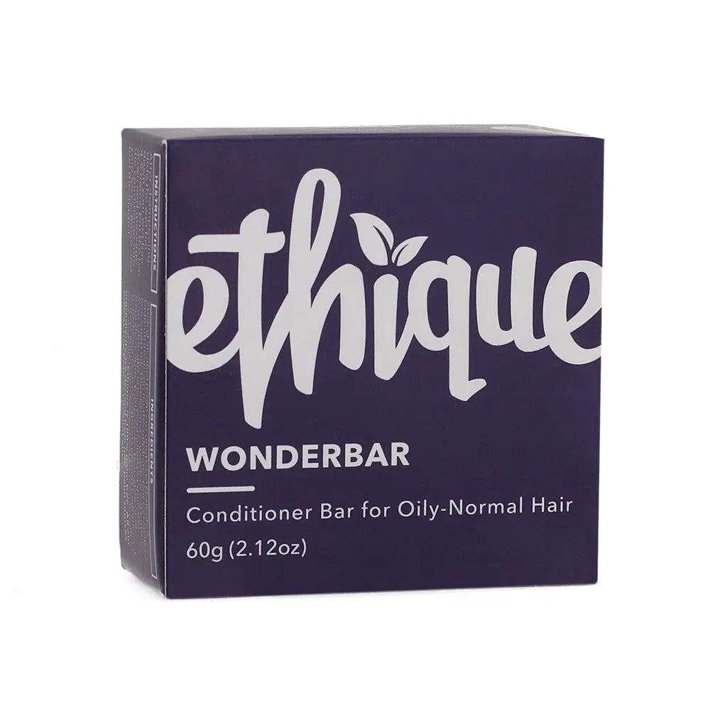 ETHIQUE Solid Conditioner Bar Wonderbar - Oily Or Normal Hair 60g ETHIQUE