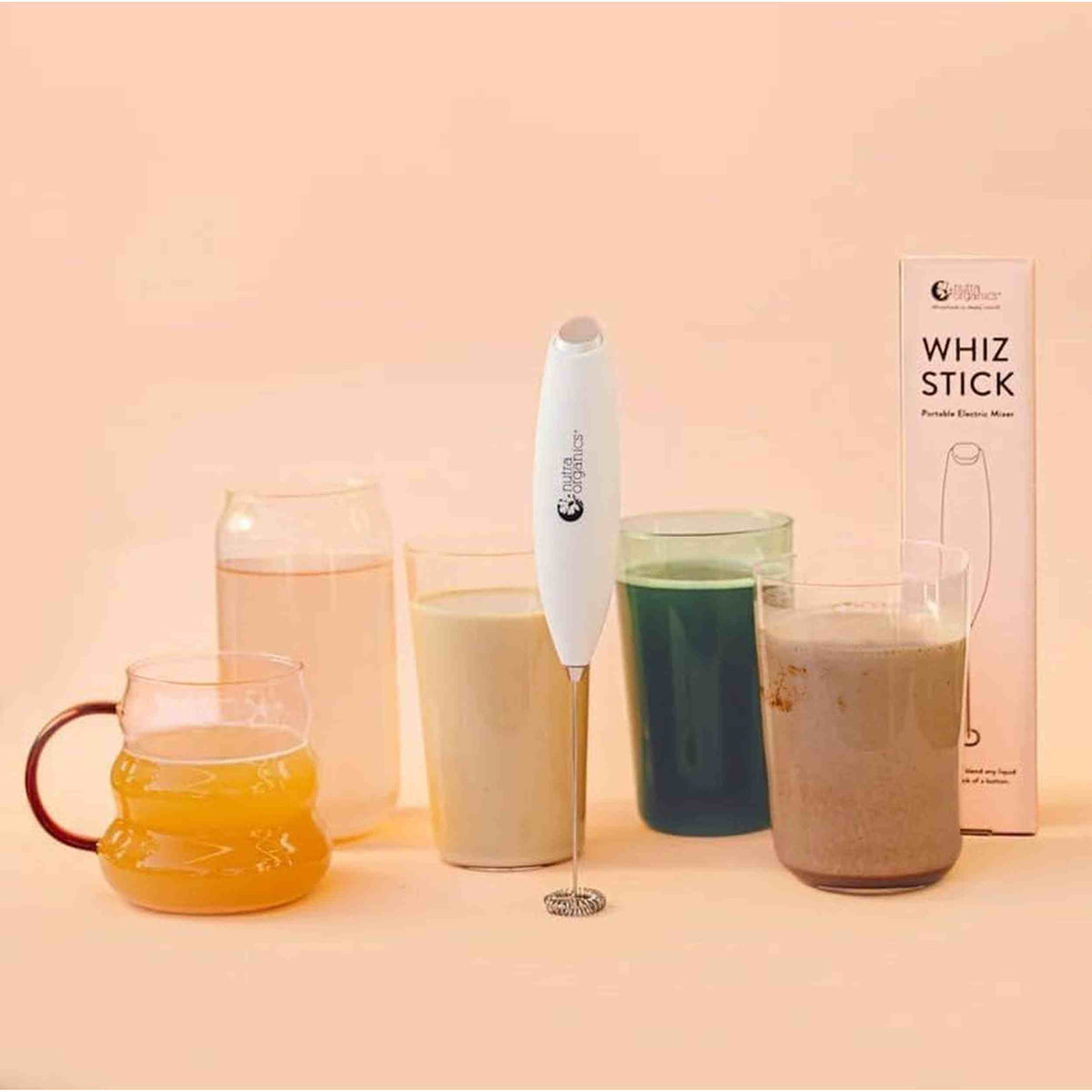 Nutra Organics Whiz Stick Portable Electric Mixer