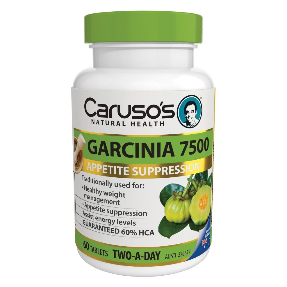 Caruso's Garcinia Cambogia 7500mg 60 Tablets - Cutprice Online