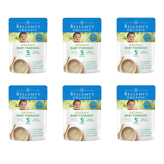 Bellamy's Organic Baby Porridge 125g X6 - Cutprice Online