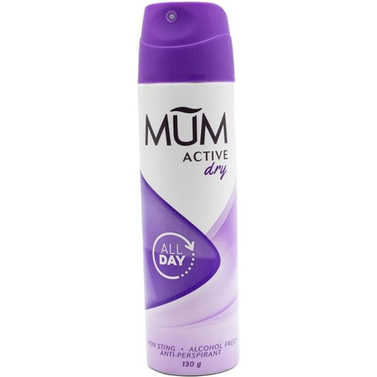 Mum Active Dry Anti-Perspirant Aerosol 130g