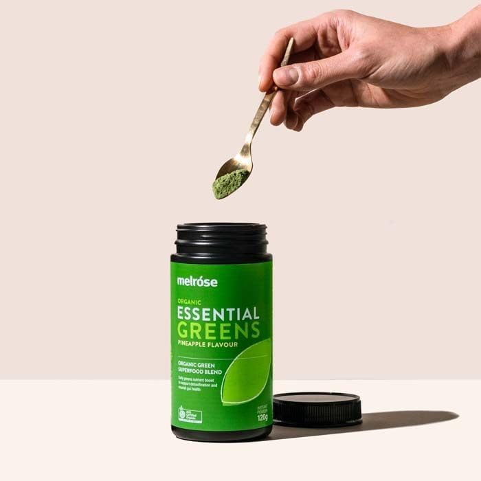 Melrose Organic Essential Greens Pineapple Powder 120g - Cutprice Online
