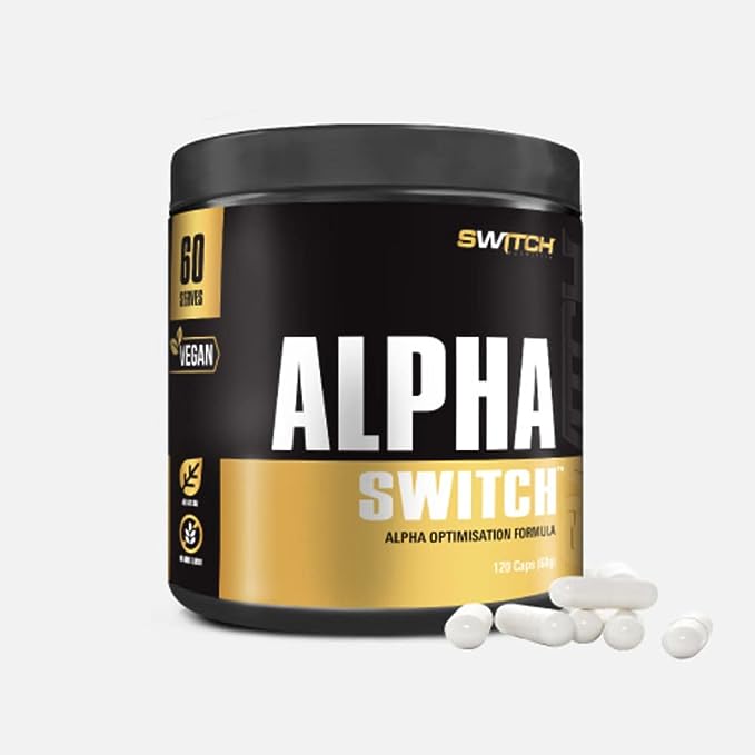 SWITCH NUTRITION Alpha Male Support Formula 120 Caps Switch Nutrition