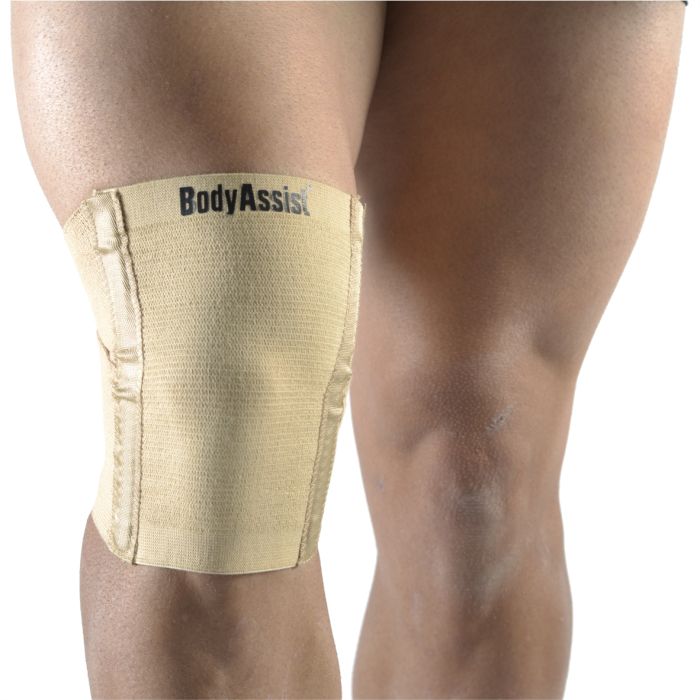 Body Assist Cross Cut Elastic Knee Brace With Rods - Cutprice Online