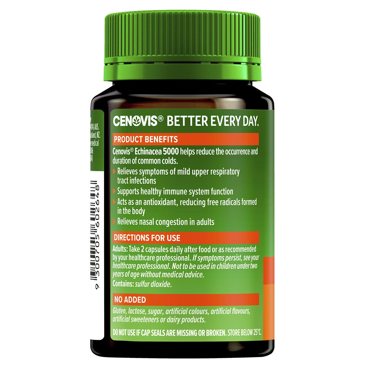 Cenovis Echinacea 5000mg 60 Capsules - Cutprice Online