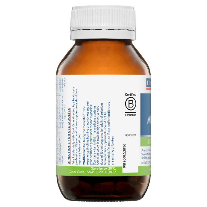 Ethical Nutrients Super Multi Plus 60 Tabs