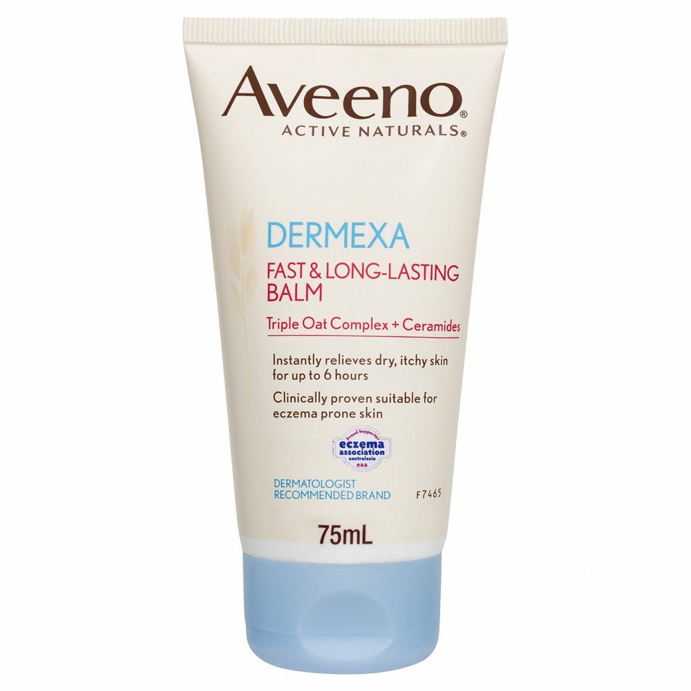 Aveeno Dermexa Fast & Long Lasting Balm 75ml - Cutprice Online