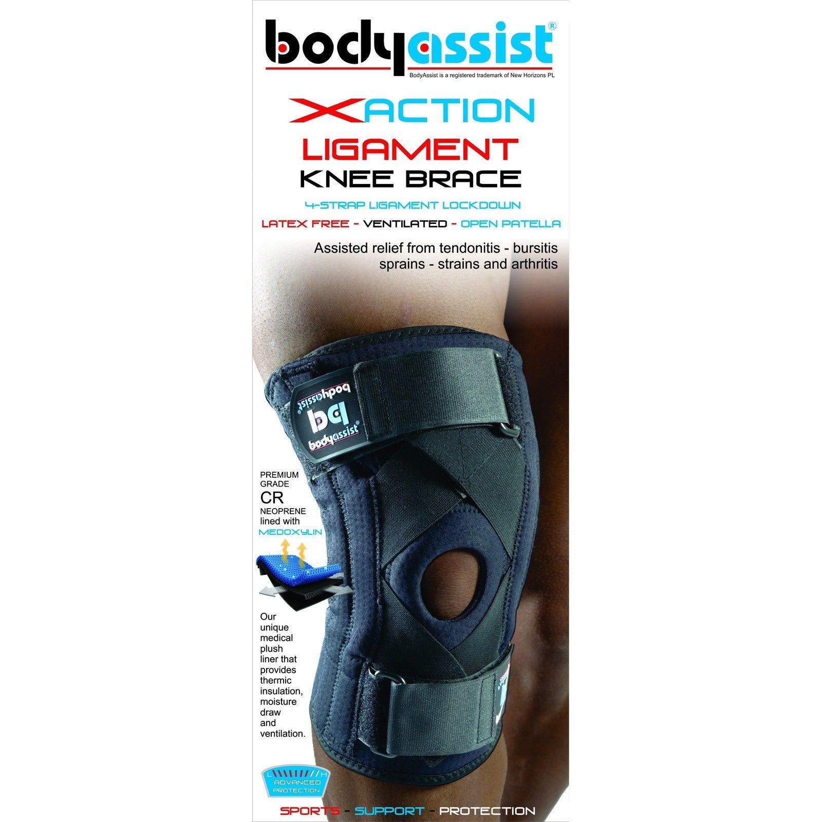 Body Assist X-action Ligament Knee Brace - Cutprice Online