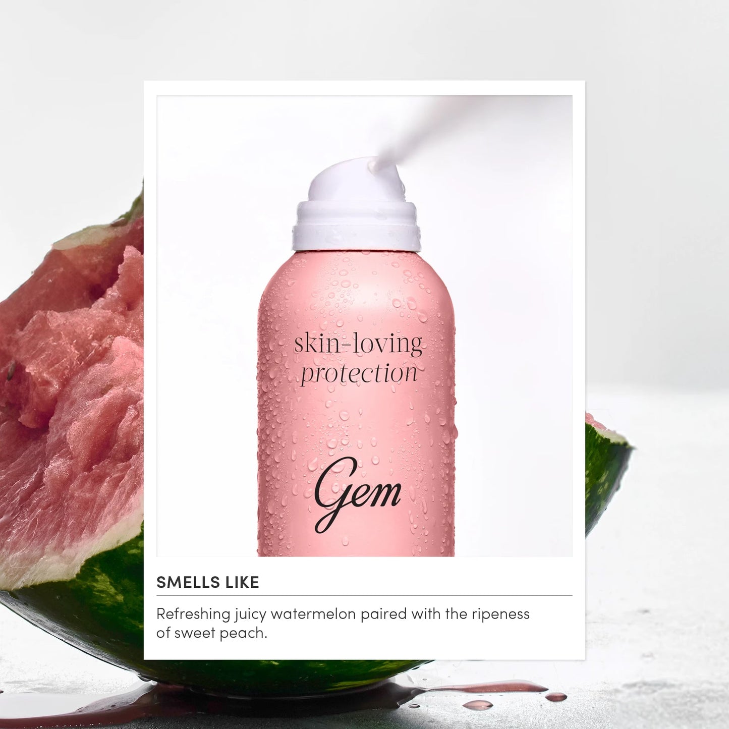 Gem Watermelon Fresh Skin-Loving Deodorant Spray 127g